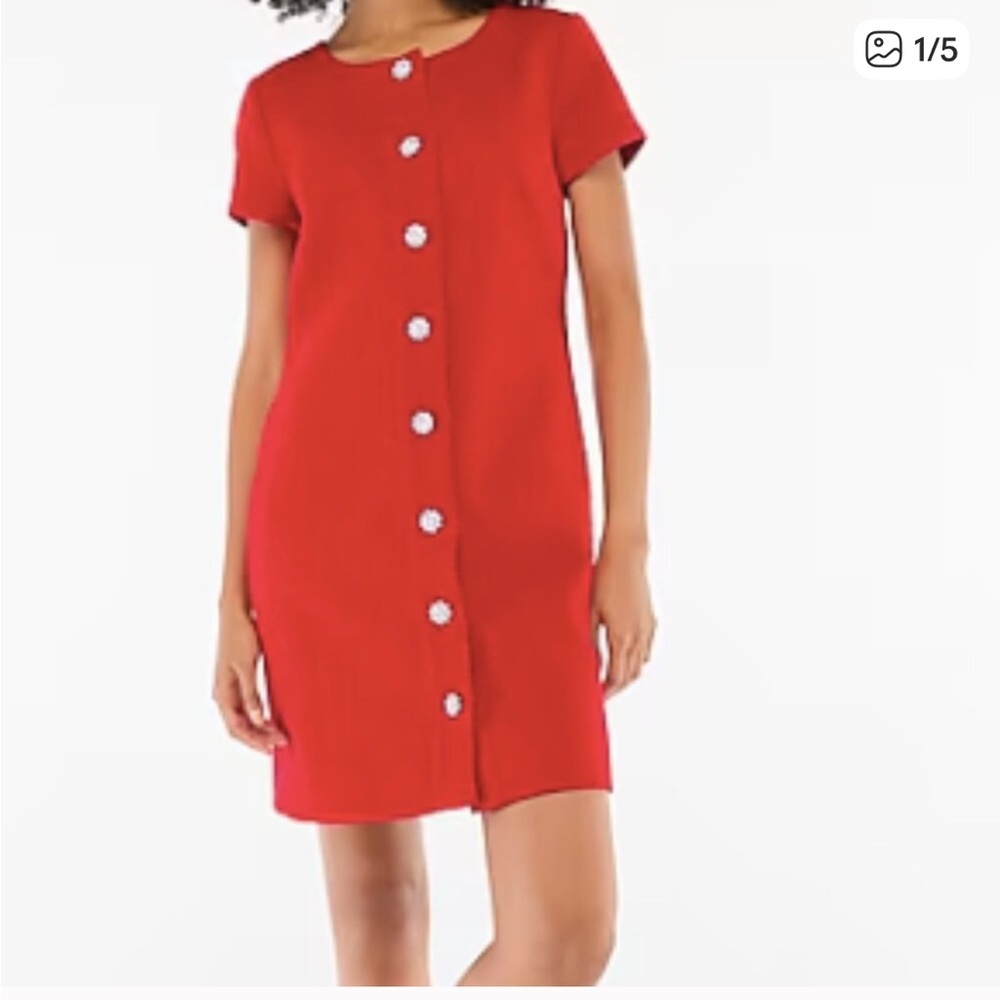 J. Crew Women's Vibrant Red Blazer
